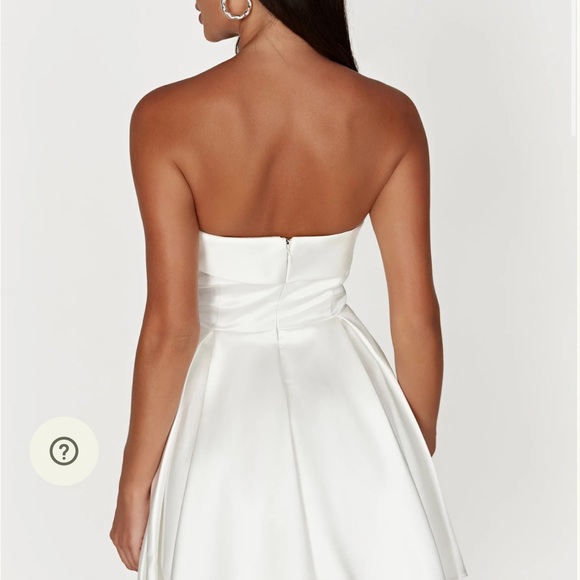 Meshki Eileen Strapless white Dress NWT - Picture 2 of 4